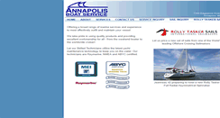 Desktop Screenshot of annapolisboatservice.com