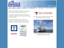 Tablet Screenshot of annapolisboatservice.com